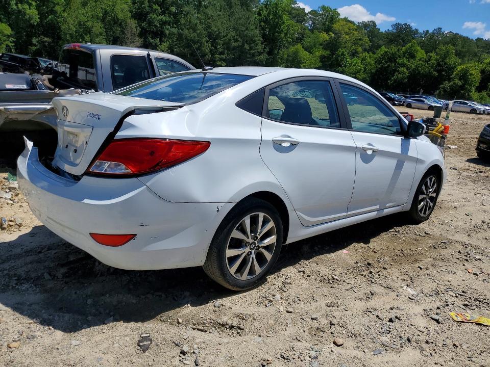 2017 Hyundai VIN KMHCT4AE0HU334003 COPART salvage auction — REAR END, Md - Cert Of Salvage > 75% Damage, sold $650 on 2026-07-28 (photo 3)