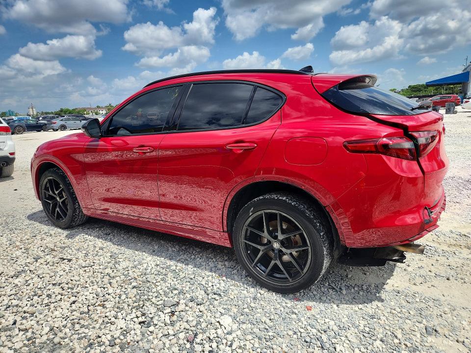 2021 Alfa romeo Stelvio VIN ZASPAJANXM7D14917 COPART salvage auction — REAR END, FL - CERT OF TITLE SLVG REBUILDABLE, sold $7,300 on 2026-07-17 (photo 2)