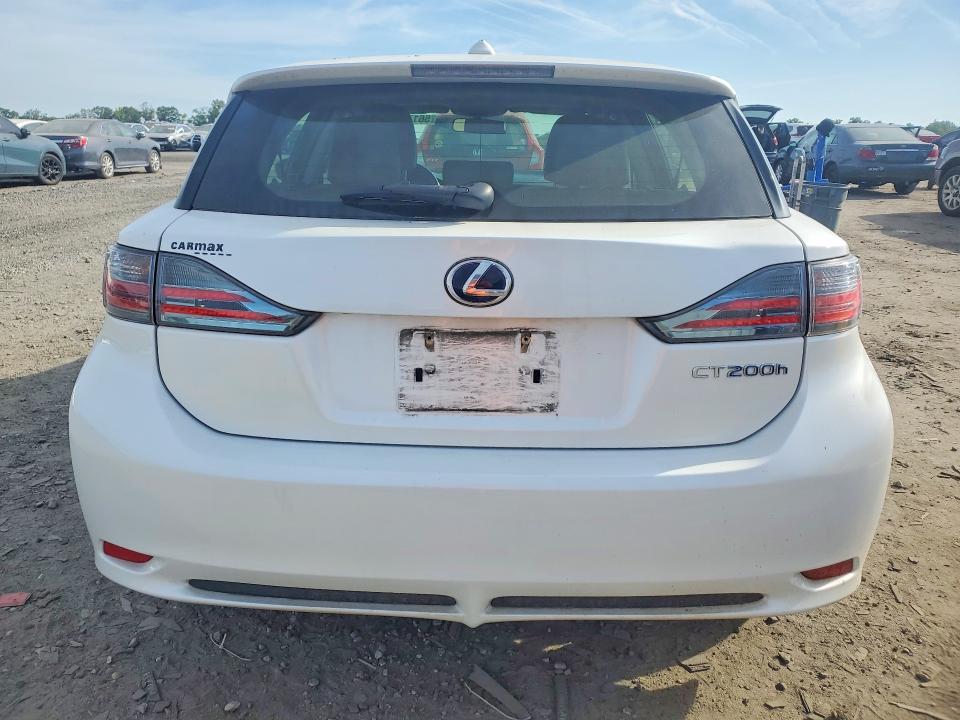 2013 Lexus Ct VIN JTHKD5BH1D2148647 COPART salvage auction — FRONT END, Va - Cert Of Title - Salvage, sold $550 on 2026-07-29 (photo 6)