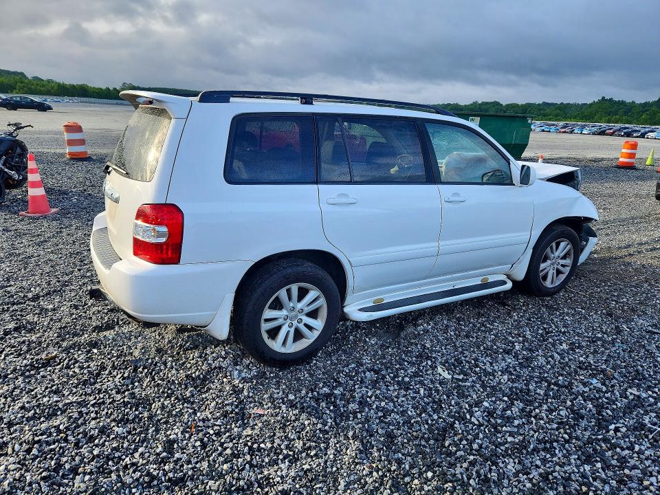 2006 Toyota Highlander VIN JTEDW21A860014932 COPART salvage auction — FRONT END, Sc - Cert Of Title-Salvage, sold $600 on 2026-07-27 (photo 3)