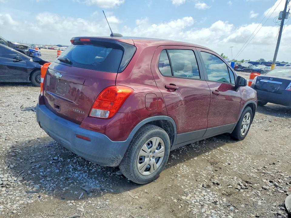 2016 Chevrolet VIN 3GNCJKSB3GL238367 COPART salvage auction — WATER/FLOOD, Tx - Salvage Title-Flood Damage, sold $550 on 2026-07-09 (photo 3)