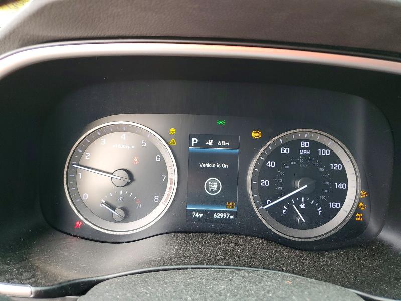 2021 Hyundai Tucson VIN KM8J3CAL9MU384408 COPART salvage auction — REAR END, Ny - Mv-907A Salvage Certificate, sold $4,500 on 2026-07-20 (photo 9)