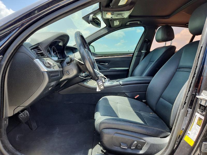 2014 BMW 5er VIN WBA5A5C58ED508673 COPART salvage auction — FRONT END, TX - SALVAGE VEHICLE TITLE (P), sold $1,350 on 2026-07-16 (photo 7)