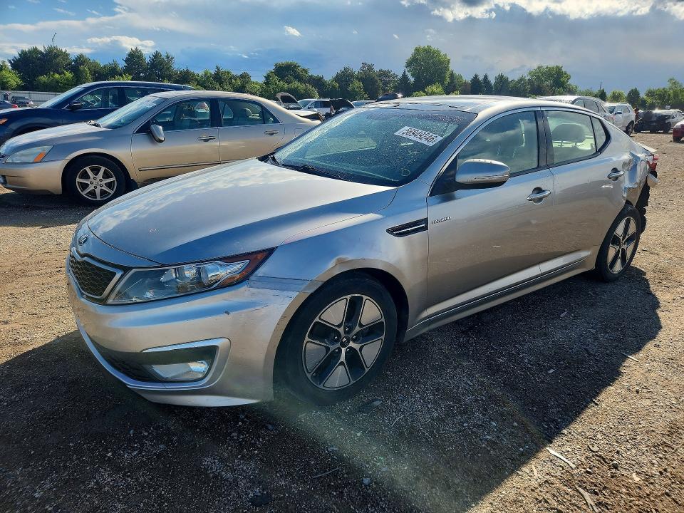2013 Kia Optima VIN KNAGM4AD6D5054498 COPART salvage auction — REAR END, Il - Salvage Certificate, sold $250 on 2026-07-28 (photo 1)