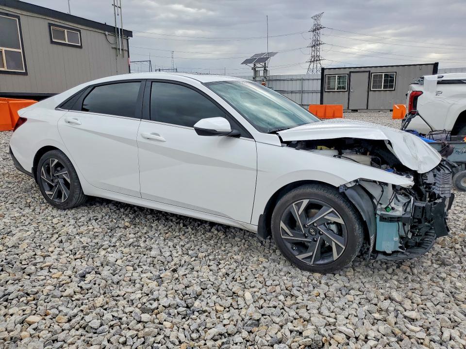 2024 Hyundai Elantra VIN KMHLN4DJ6RU104261 COPART salvage auction — FRONT END, Nv - Salvage Title, sold $6,400 on 2026-07-06 (photo 4)