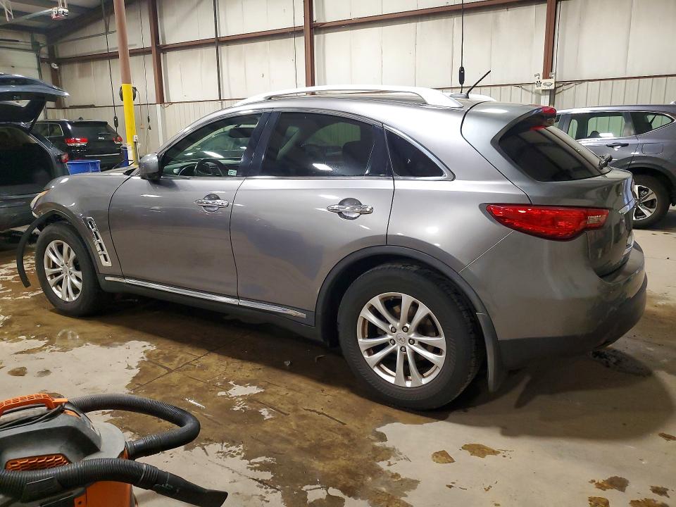 2013 Infiniti Fx37 VIN JN8CS1MW9DM172851 COPART salvage auction — FRONT END, Pa - Certificate Of Salvage, sold $850 on 2026-07-31 (photo 2)