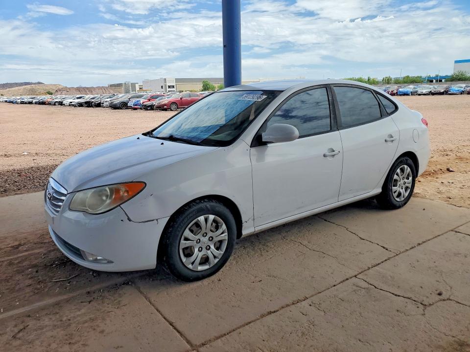 2010 Hyundai Elantra VIN KMHDU4AD2AU129264 COPART salvage auction — MECHANICAL, Az - Certificate Of Title, sold $1,197 on 2026-07-08 (photo 1)