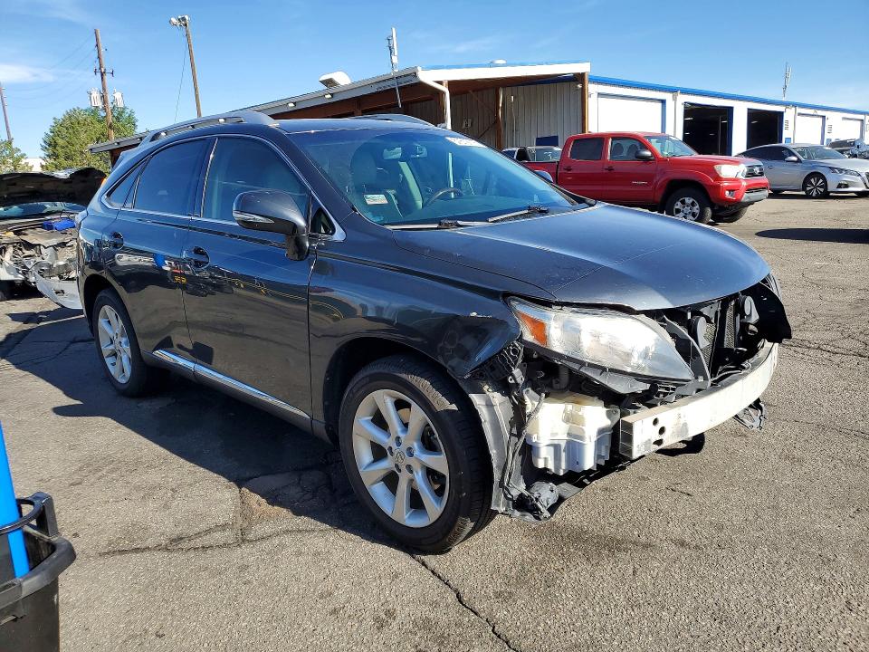 2010 Lexus Rx 350 VIN 2T2BK1BA9AC036139 COPART salvage auction — FRONT END, CO - SALVAGE TITLE (P), sold $3,600 on 2026-07-09 (photo 4)