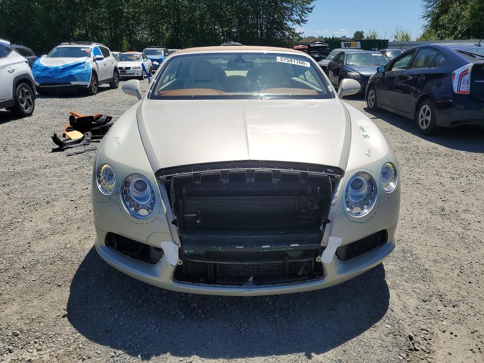 2014 Bentley Continental VIN SCBGT3ZA0EC093646 COPART salvage auction — FRONT END, Wa - Bill Of Sale, sold $29,500 on 2026-07-27 (photo 5)