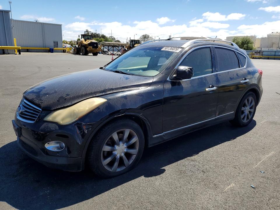 2010 Infiniti Ex35 VIN JN1AJ0HP9AM702088 COPART salvage auction — SIDE, Ca - Salvage Certificate, sold $425 on 2026-07-06 (photo 1)