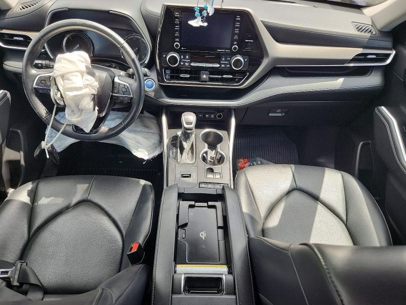 2021 Toyota Highlander VIN 5TDHBRCH9MS537259 COPART salvage auction — FRONT END, Ct - Cert Of Title-Salvage, sold $13,300 on 2026-07-10 (photo 8)