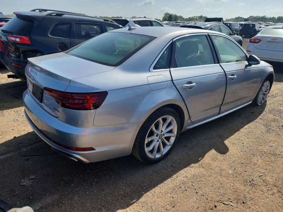 2019 Audi A4 VIN WAUENAF40KA116560 COPART salvage auction — UNDERCARRIAGE, IL - SALVAGE CERTIFICATE, sold $250 on 2026-07-28 (photo 3)