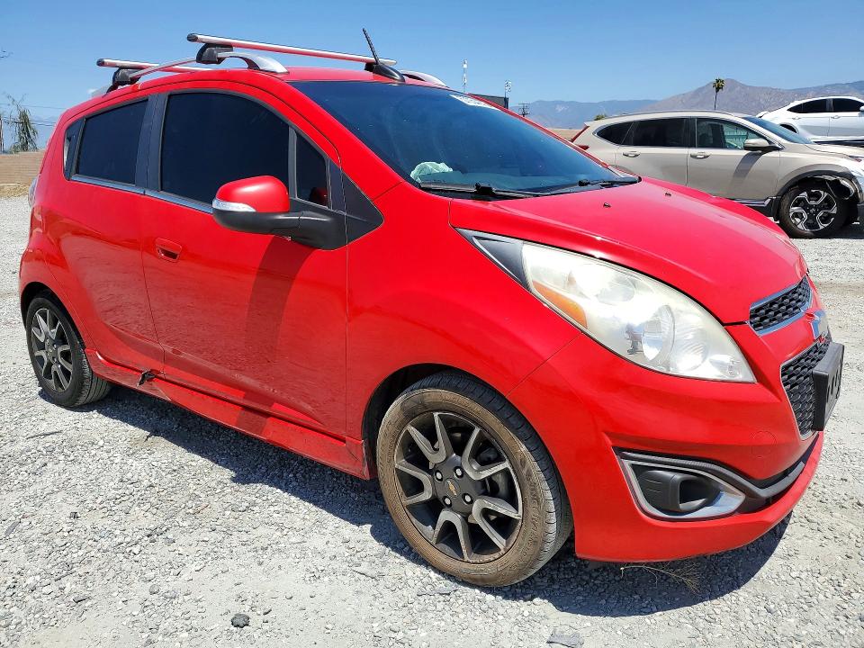 2015 Chevrolet Spark VIN KL8CF6S97FC755379 COPART salvage auction — FRONT END, Ca - Salvage Certificate, sold $1,050 on 2026-07-15 (photo 4)