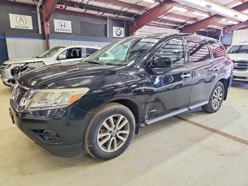 2014 Nissan Pathfinder VIN 5N1AR2MM4EC635985 COPART salvage auction — MINOR DENT/SCRATCHES, Ma - Certificate Of Title (P), sold $1,950 on 2026-07-21 (photo 1)