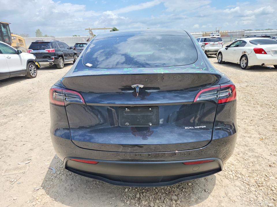 2024 Tesla Model y VIN 7SAYGDEE0RF987856 COPART salvage auction — HAIL, Ks - Cert Of Title-Salvage, sold $200 on 2026-07-30 (photo 6)