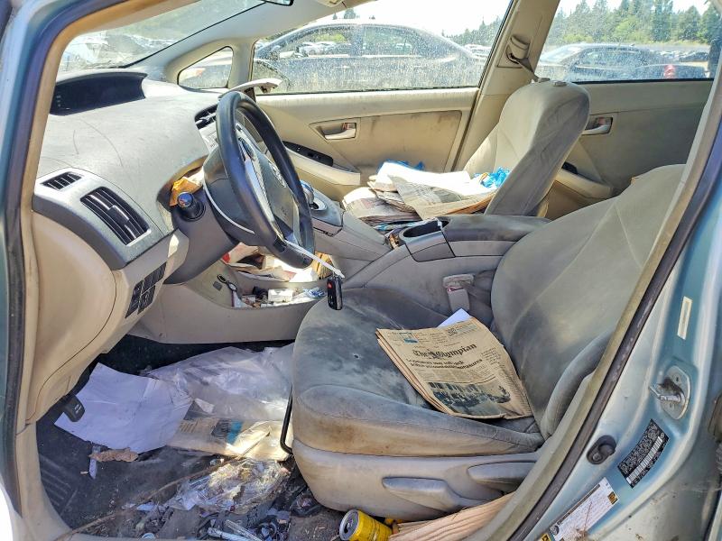 2013 Toyota Prius VIN JTDKN3DUXD1637017 COPART salvage auction — FRONT END, Wa - Affidavit In Lieu Of Title, sold $1,950 on 2026-07-24 (photo 7)