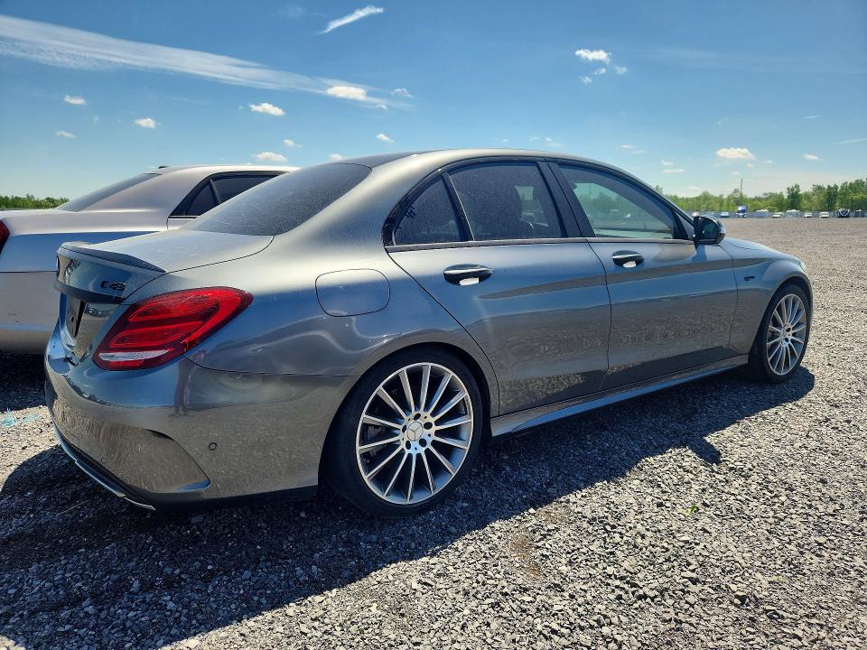 2018 Mercedes-benz C class VIN 55SWF6EB2JU270239 COPART salvage auction — MINOR DENT/SCRATCHES, On - Permit No Brand - Unfit (P), sold $23,100 on 2026-07-22 (photo 3)