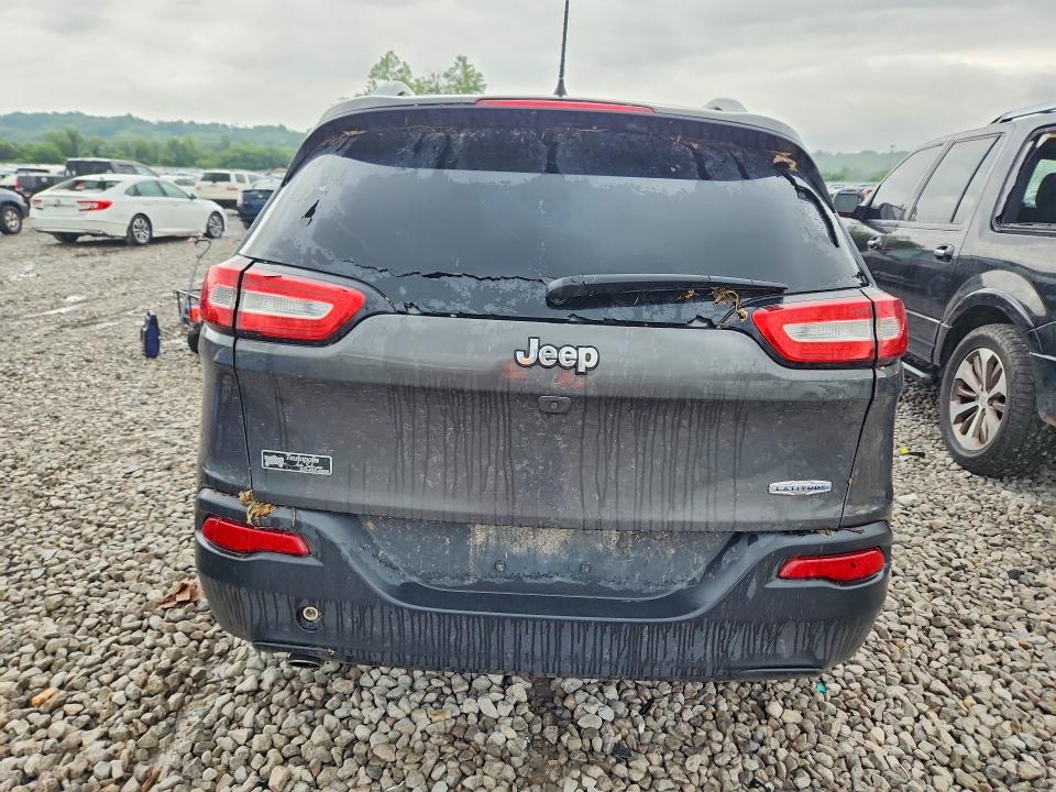 2016 Jeep Cherokee VIN 1C4PJLCB8GW136586 COPART salvage auction — HAIL, Wv - Salvage Certificate, sold $1,050 on 2026-07-22 (photo 6)
