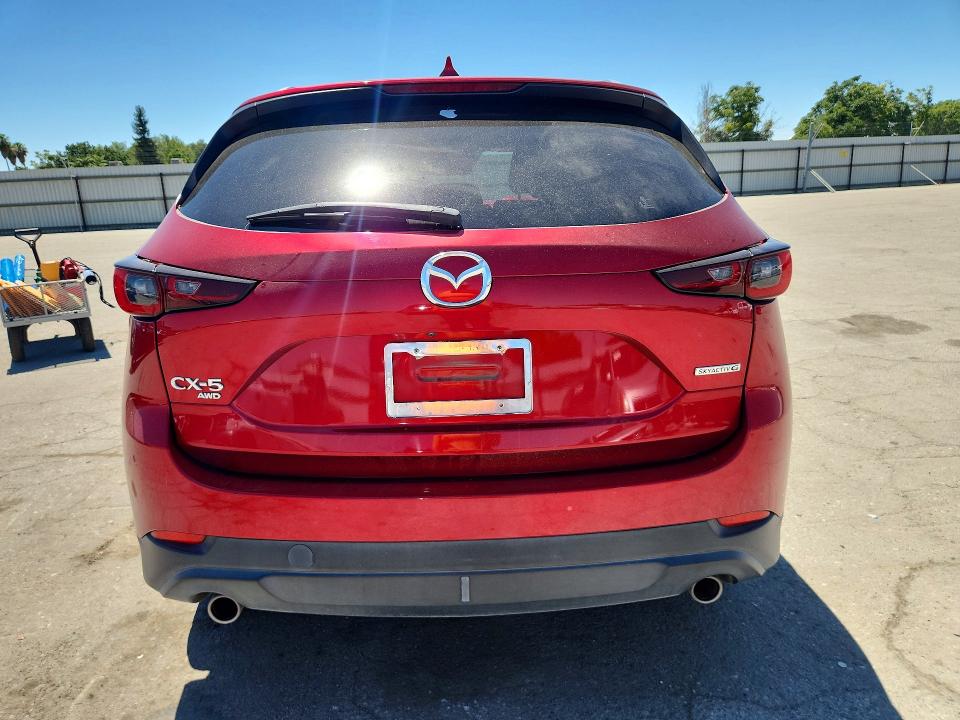 2022 Mazda VIN JM3KFBDM3N0639049 COPART salvage auction — FRONT END, CA - SALVAGE CERTIFICATE, sold $4,550 on 2026-07-17 (photo 6)