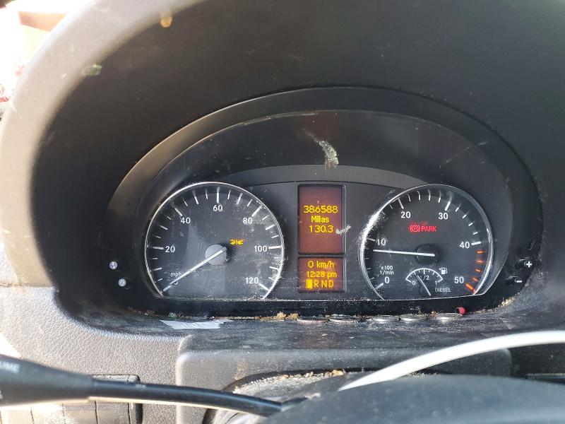 2014 Mercedes-benz Sprinter VIN WD3PE8DC7E5861621 COPART salvage auction — REAR END, WA - BILL OF SALE, sold $225 on 2026-07-29 (photo 9)