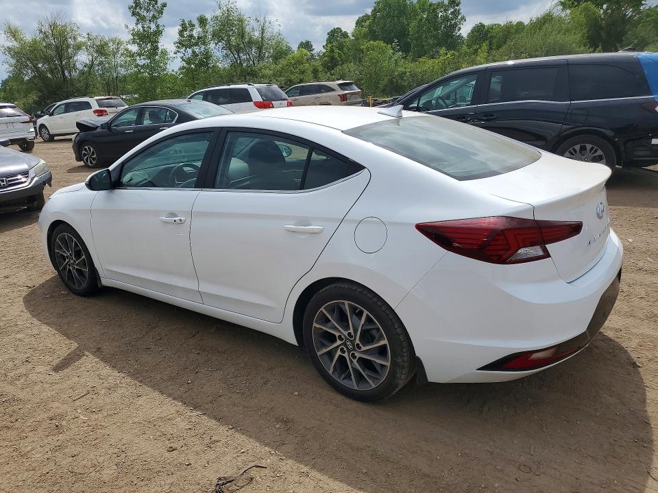 2019 Hyundai Elantra VIN 5NPD84LF6KH475840 COPART salvage auction — Burn Engine, OH - CERT OF TITLE-SALVAGE, sold $3,250 on 2026-07-02 (photo 2)