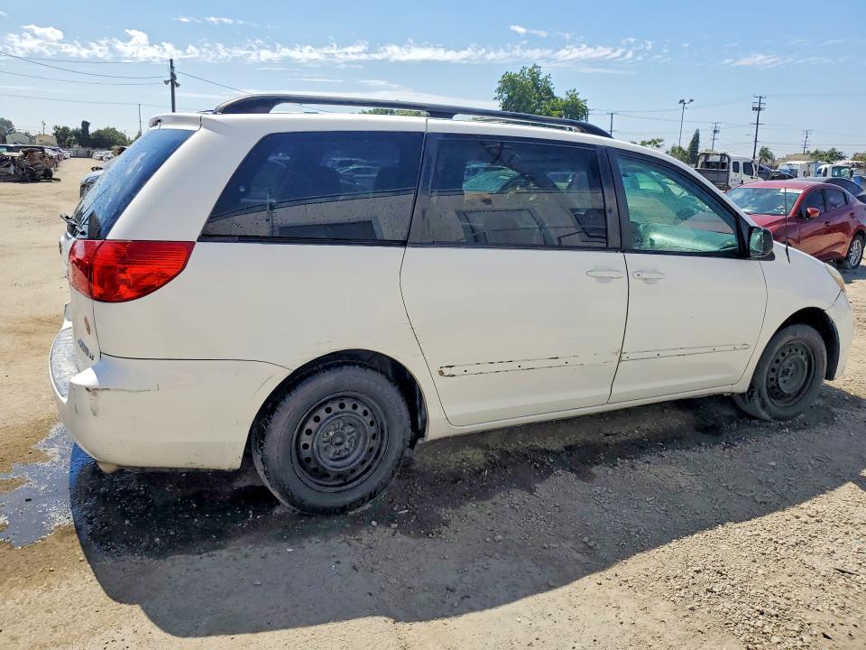 2009 Toyota Sienna VIN 5TDZK23C99S276190 COPART salvage auction — REAR END, Ca - Salvage Certificate, sold $750 on 2026-07-02 (photo 3)