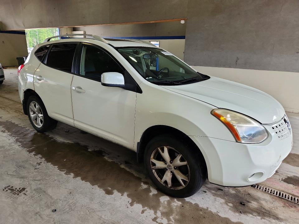 2008 Nissan Rogue sport VIN JN8AS58V38W131688 COPART salvage auction — REAR END, VA - CERT OF TITLE - SALVAGE, sold $275 on 2026-07-31 (photo 4)
