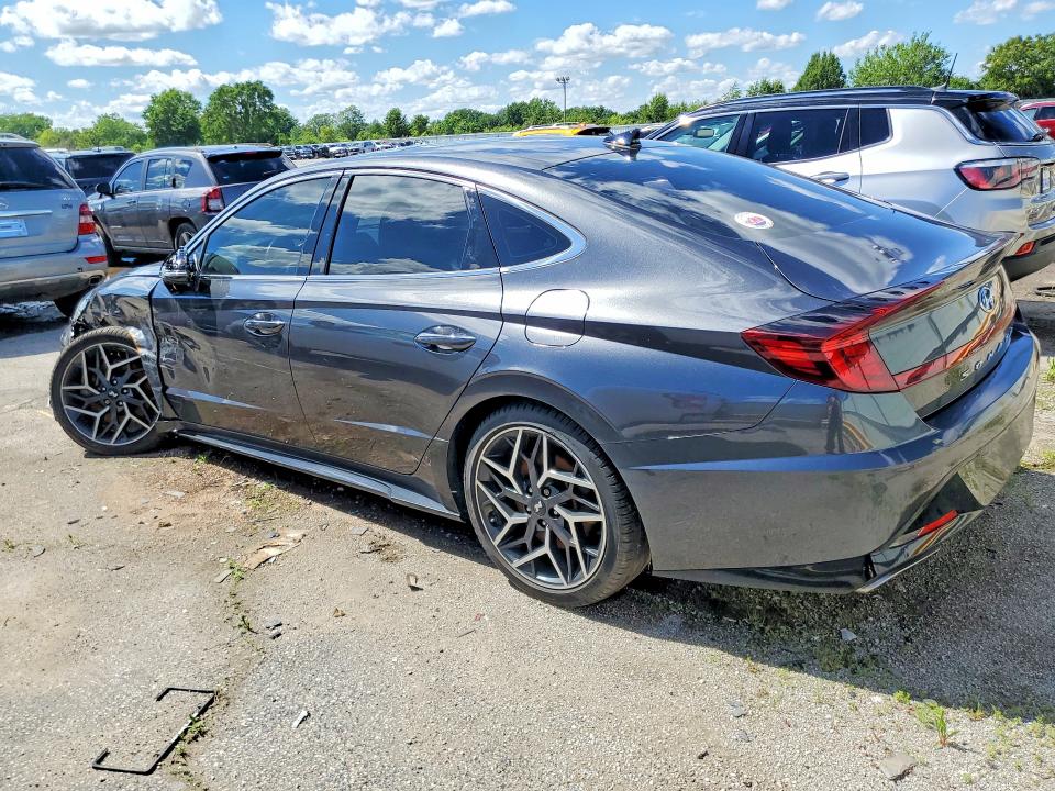 2021 Hyundai Sonata VIN 5NPEK4JC2MH111643 COPART salvage auction — FRONT END, In - Cert Of Title-Salvage Title, sold $5,100 on 2026-07-20 (photo 2)