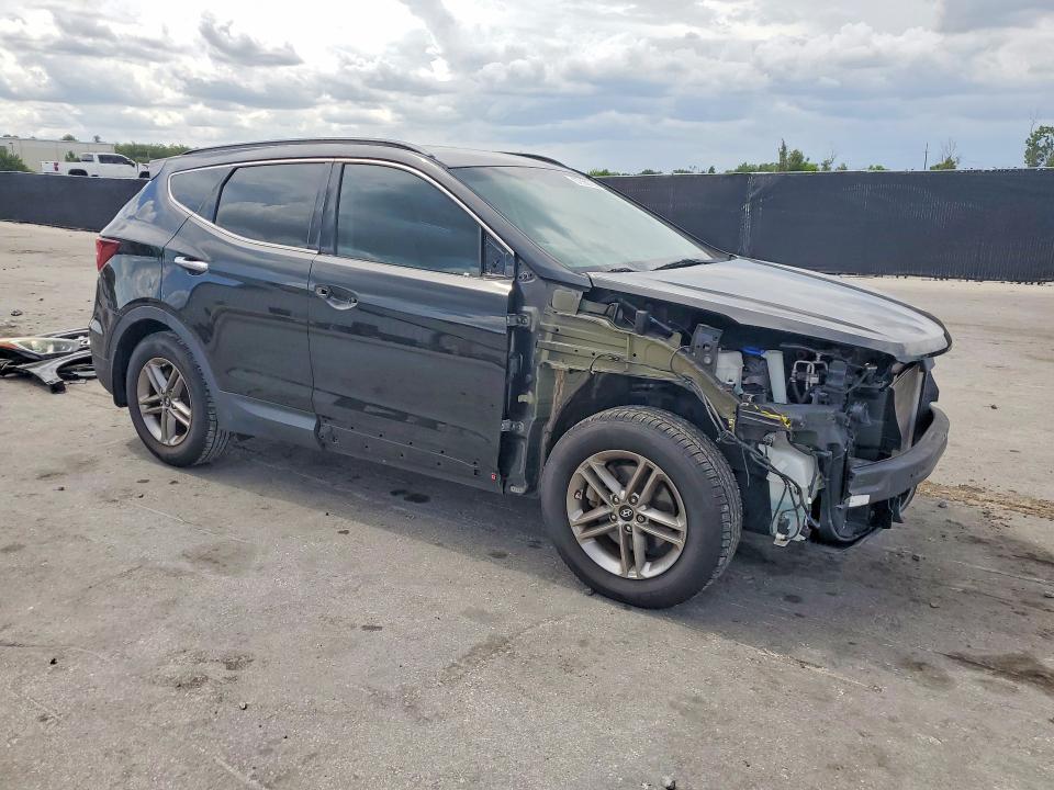2017 Hyundai Santa fe VIN 5NMZU3LB0HH030802 COPART salvage auction — FRONT END, FL - CERT OF TITLE SLVG REBUILDABLE, sold $2,700 on 2026-07-02 (photo 4)