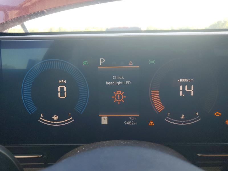 2025 Hyundai Kona VIN KM8HB3AB0SU330128 COPART salvage auction — FRONT END, Ga - Cert Of Title-Salvage, sold $6,900 on 2026-07-02 (photo 9)