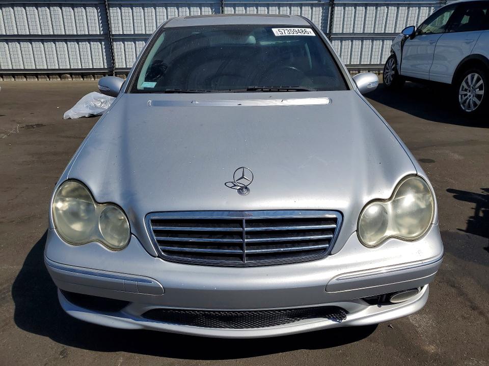 2007 Mercedes-benz C class VIN WDBRF52H17F854149 COPART salvage auction — MECHANICAL, Ca - Dis/Dlr/Exp Only Clean Title, sold $375 on 2026-07-08 (photo 5)