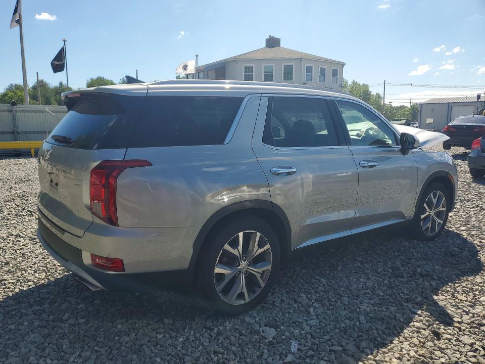 2022 Hyundai Palisade VIN KM8R4DHE9NU342030 COPART salvage auction — FRONT END, Ma - Cert Of Title-Salvage, sold $6,300 on 2026-07-16 (photo 3)