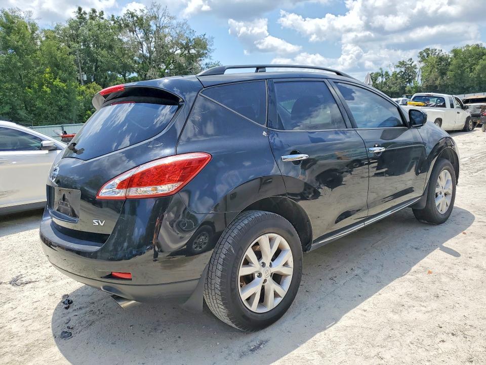2014 Nissan Murano VIN JN8AZ1MU9EW408440 COPART salvage auction — NORMAL WEAR, Fl - Certificate Of Title, sold $375 on 2026-07-09 (photo 3)