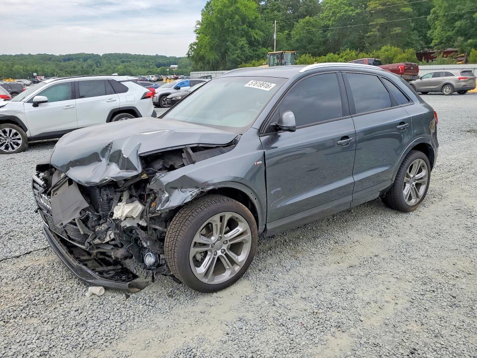 2018 Audi Q3 VIN WA1BCCFS8JR007649 COPART salvage auction — FRONT END, Nc - Salvage Certificate Of Title, sold $1,500 on 2026-07-30 (photo 1)