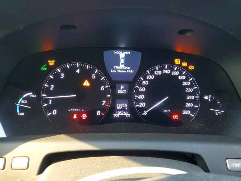 2008 Lexus Ls VIN JTHDU46F185004337 COPART salvage auction — VANDALISM, Va - Cert Of Title - Salvage (P), sold $1,250 on 2026-07-02 (photo 9)