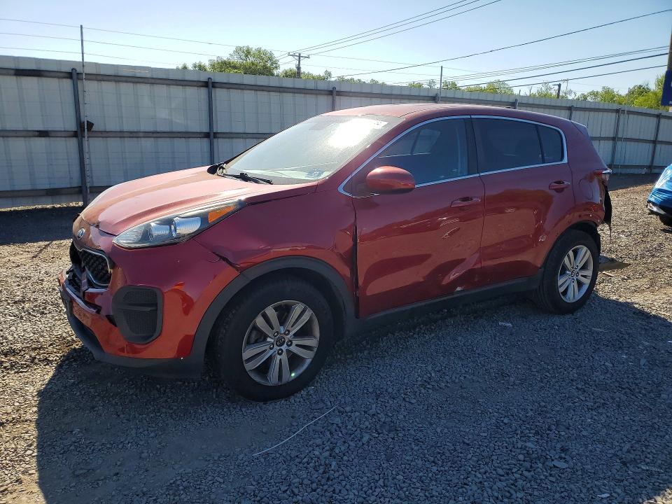 2018 Kia Sportage VIN KNDPM3AC8J7443177 COPART salvage auction — FRONT END, NJ - CERT OF TITLE-SALVAGE (P), sold $2,150 on 2026-07-02 (photo 1)