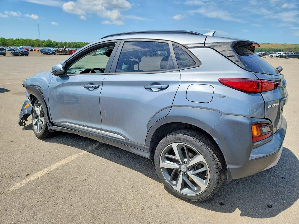 2021 Hyundai Kona VIN KM8K5CA57MU680169 COPART salvage auction — FRONT END, NY - MV-907A SALVAGE CERTIFICATE, sold $3,250 on 2026-07-27 (photo 2)