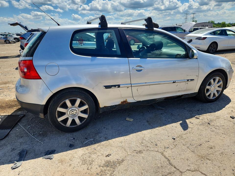 2007 Volkswagen Golf VIN WVWAR71KX7W053816 COPART salvage auction — REAR END, Il - Salvage Certificate, sold $375 on 2026-07-16 (photo 3)