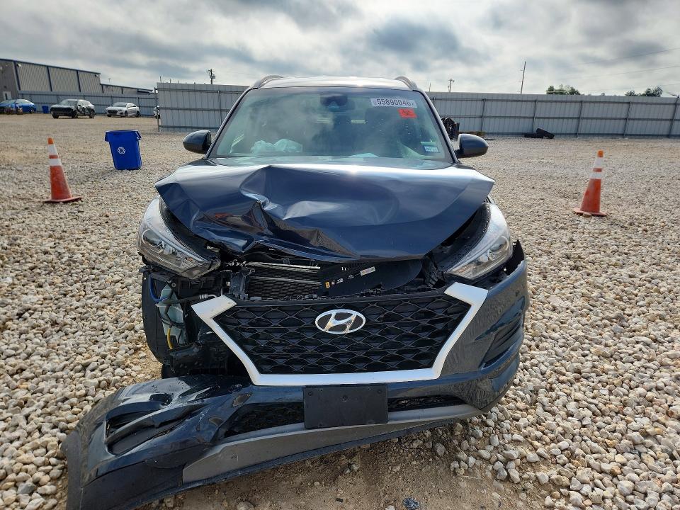2021 Hyundai Tucson VIN KM8J33AL4MU339585 COPART salvage auction — FRONT END, Tx - Salvage Vehicle Title, sold $2,100 on 2026-07-23 (photo 5)
