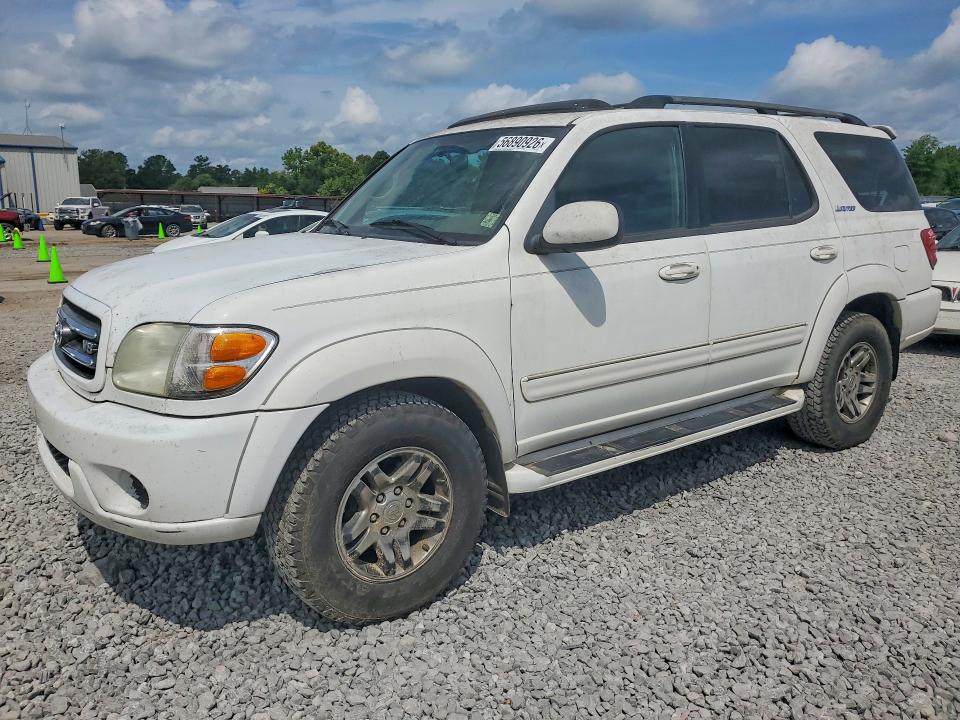 2003 Toyota Sequoia VIN 5TDZT38A63S192426 COPART salvage auction — REAR END, Ms - Cert Of Title-Salvaged, sold $475 on 2026-07-24 (photo 1)