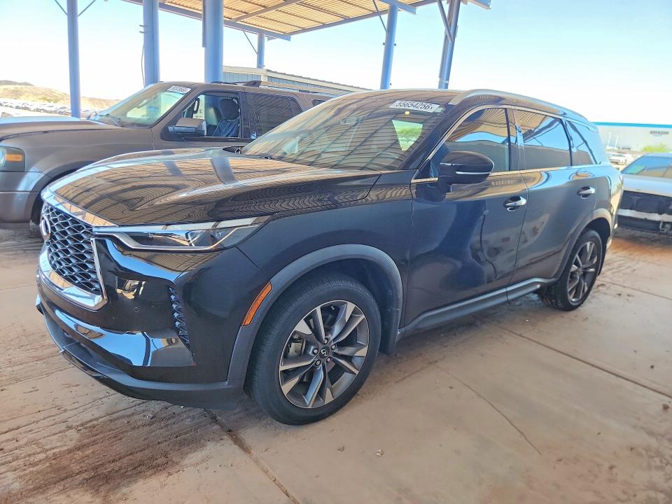2024 Infiniti Qx60 VIN 5N1DL1FR1RC342231 COPART salvage auction — SIDE, Az - Cert Of Title - Salvage, sold $400 on 2026-07-23 (photo 1)