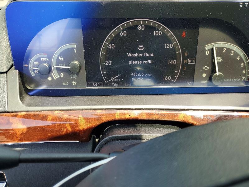 2007 Mercedes-benz S class VIN WDDNG71X87A021128 COPART salvage auction — MINOR DENT/SCRATCHES, CA - SALVAGE CERTIFICATE, sold $2,200 on 2026-07-15 (photo 9)