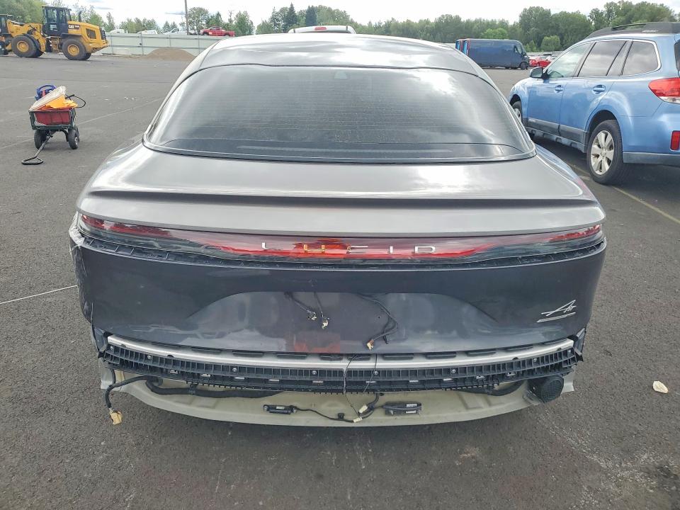 2022 Lucid Air VIN 50EA1GBA4NA005361 COPART salvage auction — REAR END, Id - Salvage Certificate Of Title (P), sold $11,200 on 2026-07-08 (photo 6)