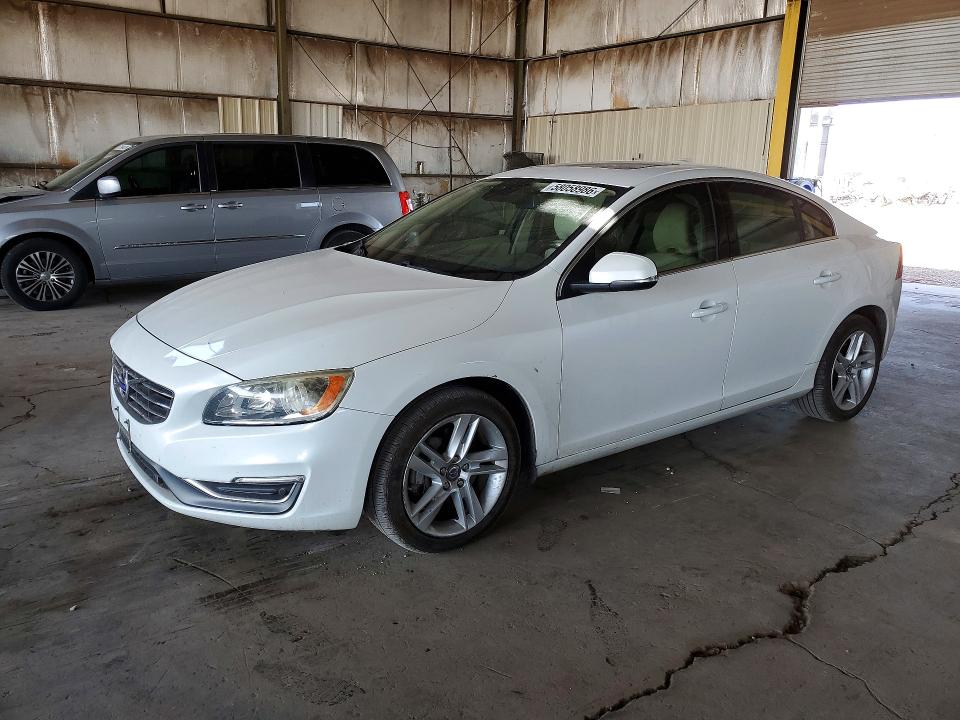 2015 Volvo S60 VIN YV1612TD0F2301716 COPART salvage auction — MECHANICAL, Az - Certificate Of Title, sold $1,100 on 2026-07-08 (photo 1)