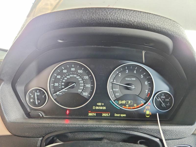 2015 BMW 3er VIN WBA3B1C55FK137028 COPART salvage auction — REAR END, CA - SALVAGE CERTIFICATE, sold $900 on 2026-07-30 (photo 9)