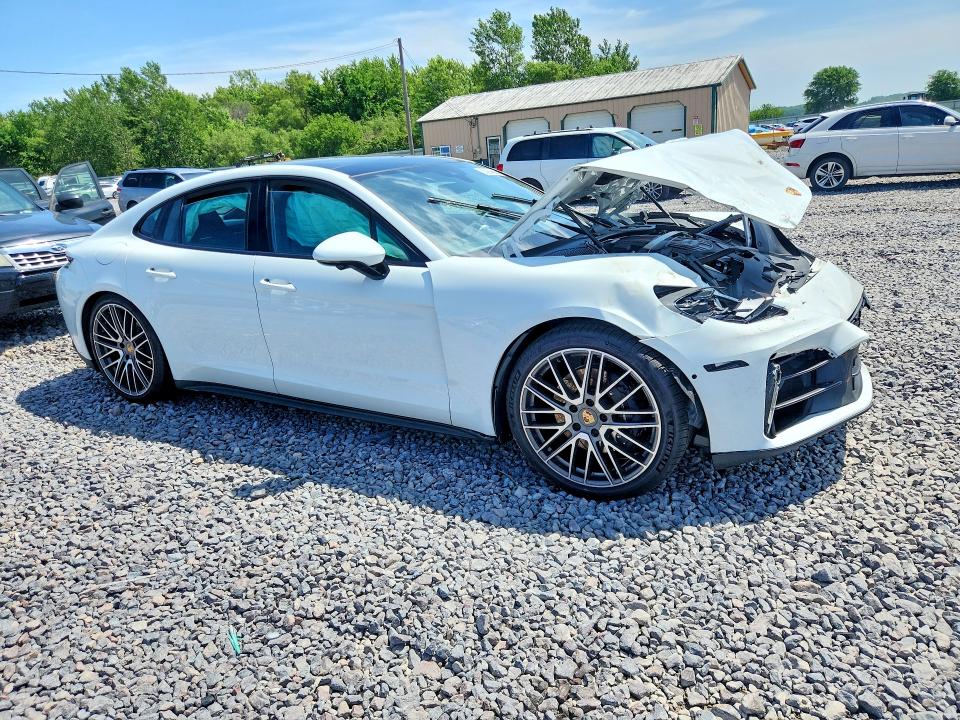 2025 Porsche Panamera VIN WP0AA2YA8SL011808 COPART salvage auction — FRONT END, Il - Salvage Certificate, sold $28,250 on 2026-08-12 (photo 4)
