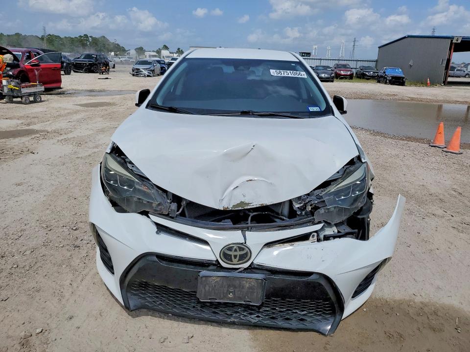 2017 Toyota Corolla VIN 5YFBURHE1HP631598 COPART salvage auction — FRONT END, Tx - Salvage Vehicle Title, sold $3,000 on 2026-07-31 (photo 5)