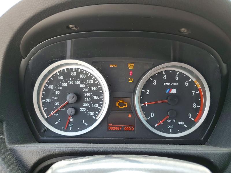 2011 BMW M3 VIN WBSDX9C56BE784160 COPART salvage auction — MECHANICAL, Tx - Certificate Of Title, sold $6,500 on 2026-07-04 (photo 9)