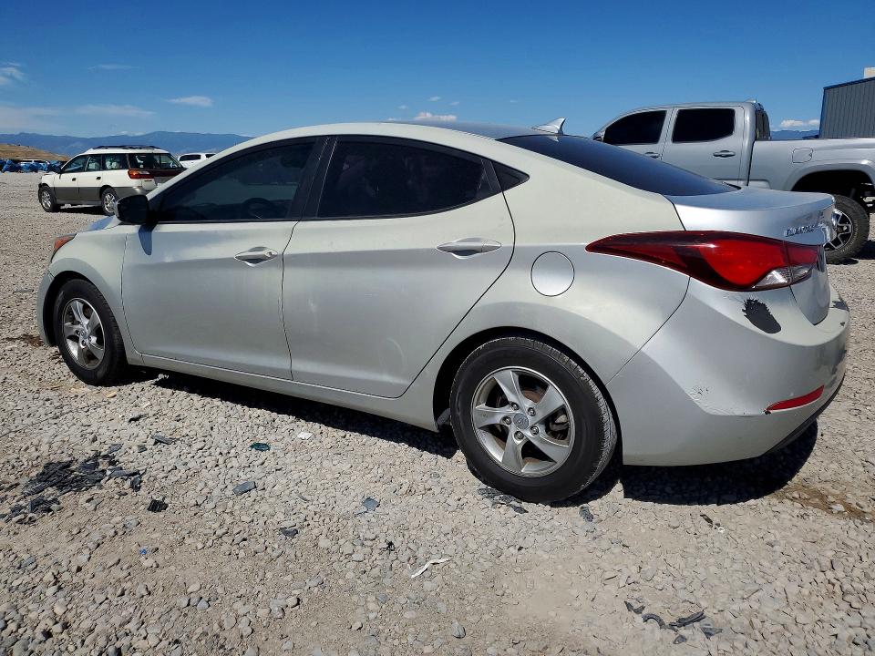 2014 Hyundai Elantra VIN KMHDH4AE3EU184700 COPART salvage auction — FRONT END, Ut - Certificate Of Title, sold $425 on 2026-07-10 (photo 2)