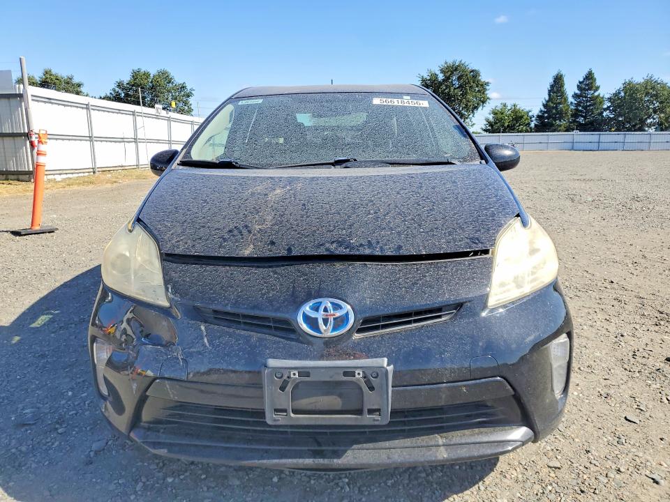 2013 Toyota Prius VIN JTDKN3DU4D5662181 COPART salvage auction — REAR END, Ca - Salvage Certificate, sold $800 on 2026-07-09 (photo 5)